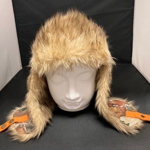 Trapper Hat Beanie True Timber Camo Fur